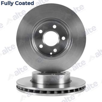 Jeu de 2 disques de frein avant ALTE AUTOMOTIVE 128076FCAL pour AUDI Q7 E 300 - 252cv