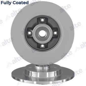Jeu de 2 disques de frein arrière ALTE AUTOMOTIVE 128163BFCAL pour ALFA ROMEO GIULIA PureTech 110 - 110cv