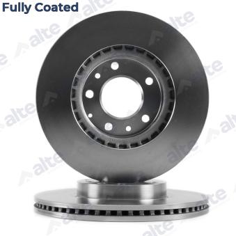 Jeu de 2 disques de frein avant ALTE AUTOMOTIVE 128191FCAL pour MAZDA 6 2.2 D - 129cv