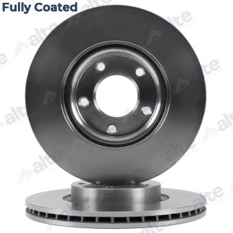 Jeu de 2 disques de frein avant ALTE AUTOMOTIVE 128255FCAL pour MAZDA 3 1.6 MZR CD - 116cv