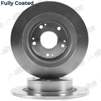 Jeu de 2 disques de frein arrière ALTE AUTOMOTIVE 128331FCAL pour HONDA CIVIC 1.3 - 95cv