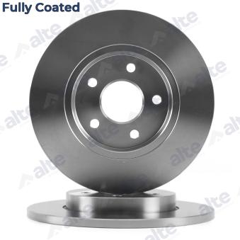 Jeu de 2 disques de frein arrière ALTE AUTOMOTIVE 128397FCAL pour CHEVROLET SPARK 1.8 16V - 110cv