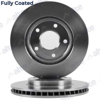 Jeu de 2 disques de frein avant ALTE AUTOMOTIVE 128497FCAL pour MERCEDES-BENZ CLASSE S 1.8 DI-D - 116cv