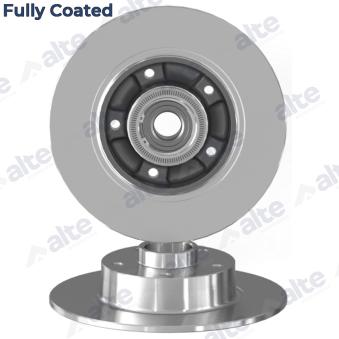 Jeu de 2 disques de frein arrière ALTE AUTOMOTIVE 128540BFCAL pour AUDI A3 1.5 DCI - 110cv