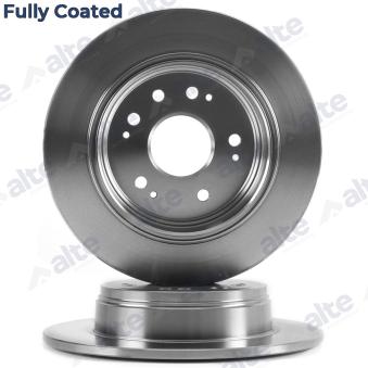 Jeu de 2 disques de frein arrière ALTE AUTOMOTIVE 128550FCAL pour HONDA CR-V 2.0 - 150cv