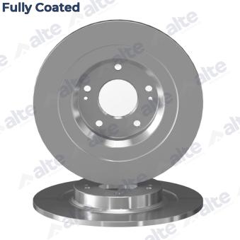 Jeu de 2 disques de frein arrière ALTE AUTOMOTIVE [128656FCAL]