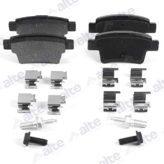 Jeu de 4 plaquettes de frein arrière ALTE AUTOMOTIVE OEM 1611141080 Jeu de 4 plaquettes de frein arrière ALTE AUTOMOTIVE OEM 1611141080