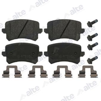 Jeu de 4 plaquettes de frein arrière ALTE AUTOMOTIVE 138231CAL pour VOLKSWAGEN TIGUAN 2.0 TDI 4motion - 150cv