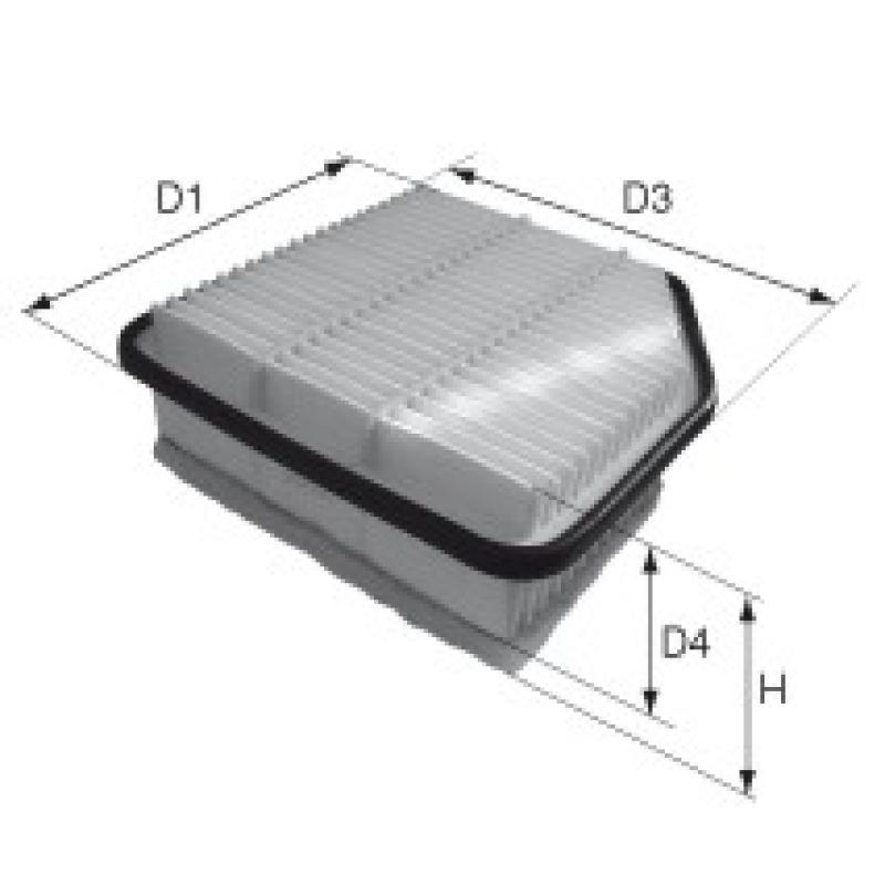 Filtre à air DAVID VASCO A256 - Visuel 1