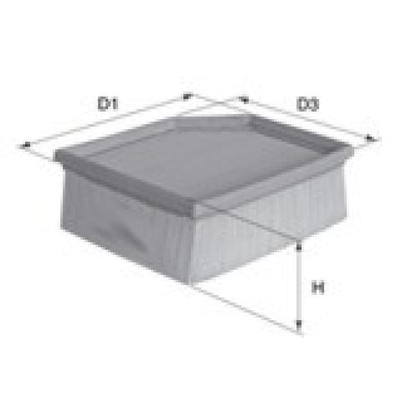 Filtre à air DAVID VASCO A632 - Visuel 1