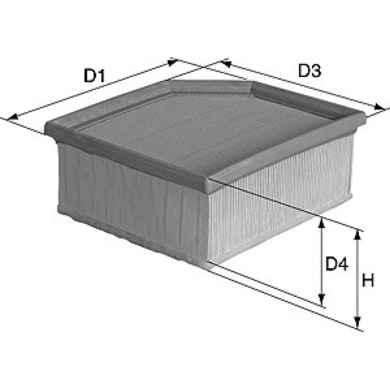 Filtre à air DAVID VASCO A671 - Visuel 2