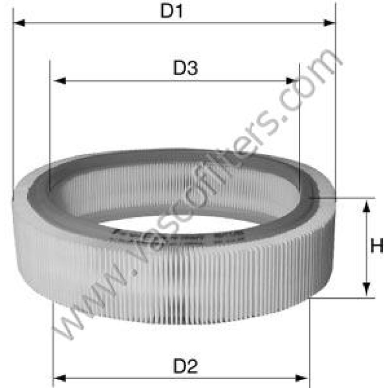 Filtre à air DAVID VASCO A695 - Visuel 1