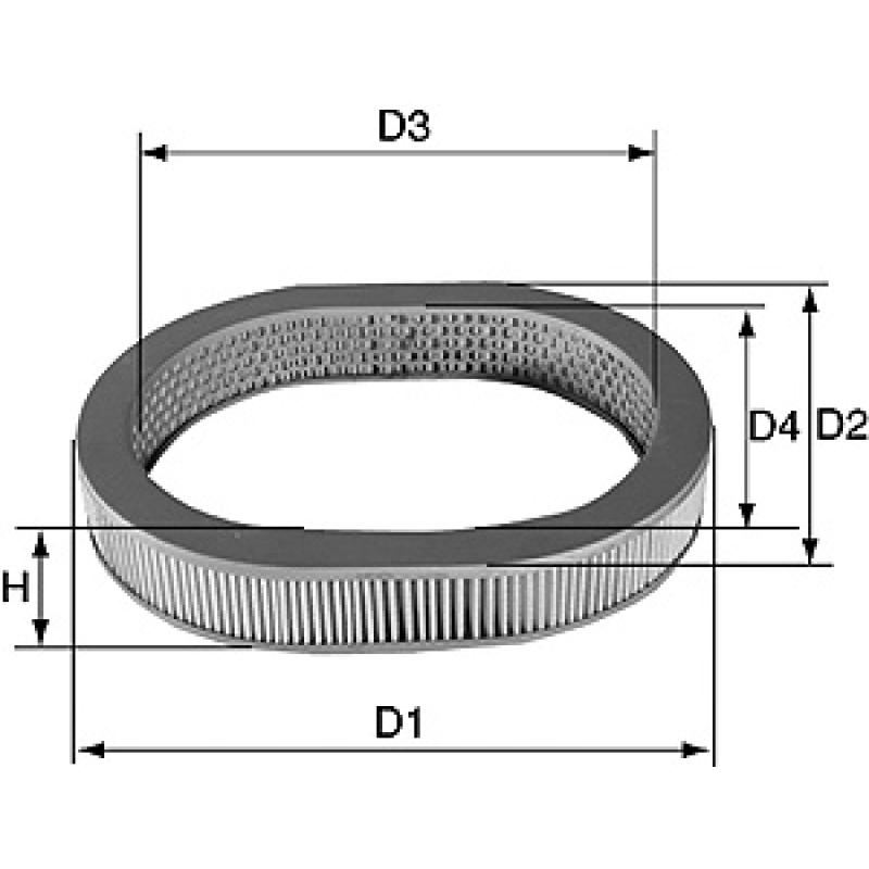 Filtre à air DAVID VASCO A797 - Visuel 1