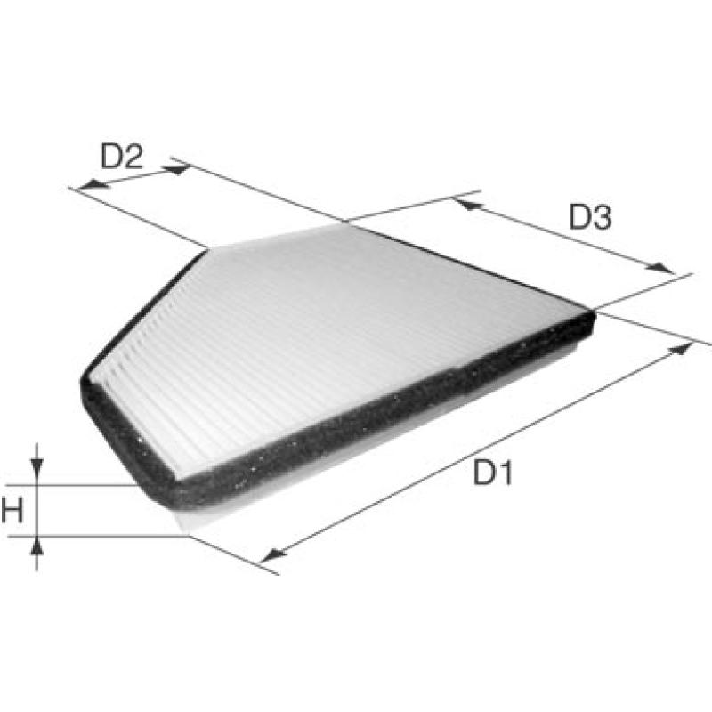 Filtre, air de l'habitacle DAVID VASCO O029 - Visuel 1
