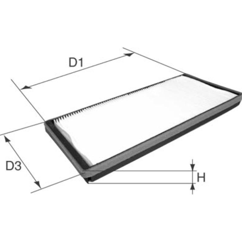 Filtre, air de l'habitacle DAVID VASCO O103 - Visuel 1