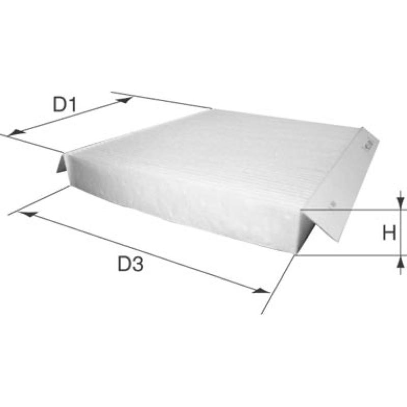 Filtre, air de l'habitacle DAVID VASCO O119 - Visuel 1