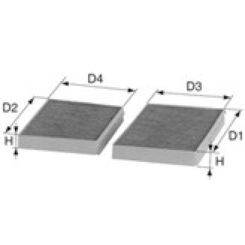 Filtre, air de l'habitacle DAVID VASCO O231 - Visuel 1
