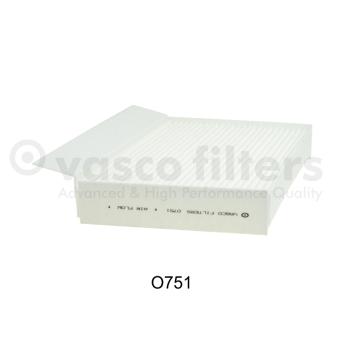 Filtre, air de l'habitacle DAVID VASCO O751 pour MAZDA CX-7 1.5 DCI - 110cv