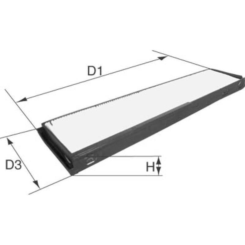 Filtre, air de l'habitacle DAVID VASCO O752 - Visuel 1