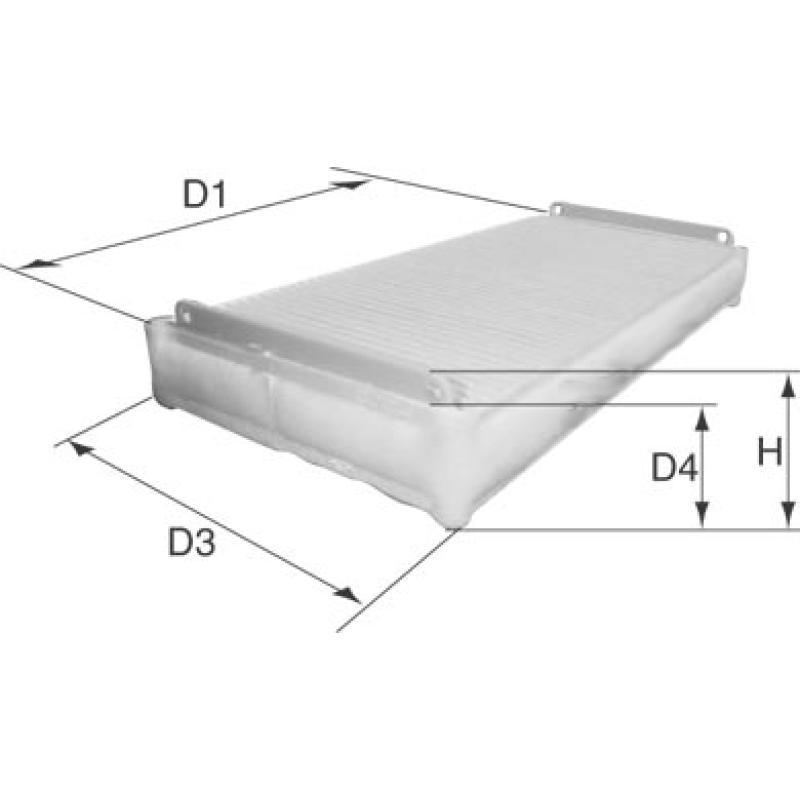 Filtre, air de l'habitacle DAVID VASCO O801 - Visuel 1