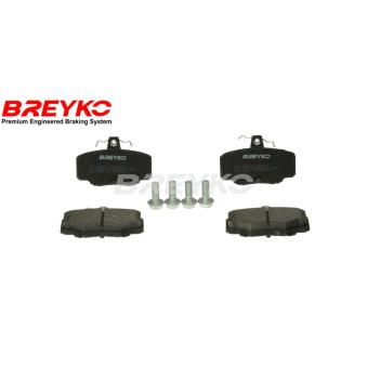 Jeu de 4 plaquettes de frein avant DAVID VASCO [Q3092]