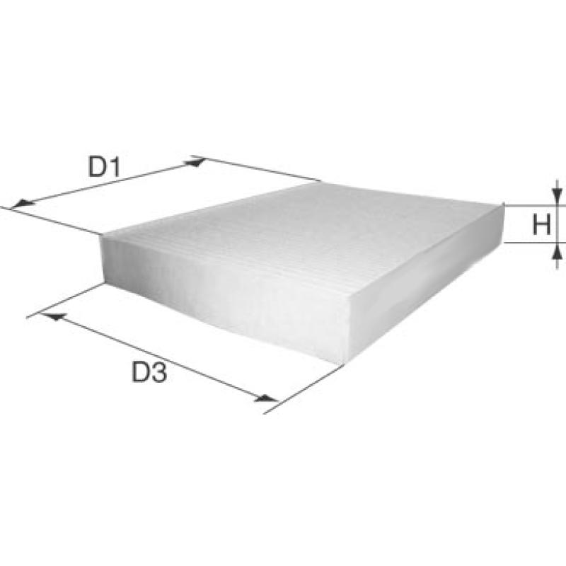 Filtre, air de l'habitacle DAVID VASCO X004 - Visuel 1