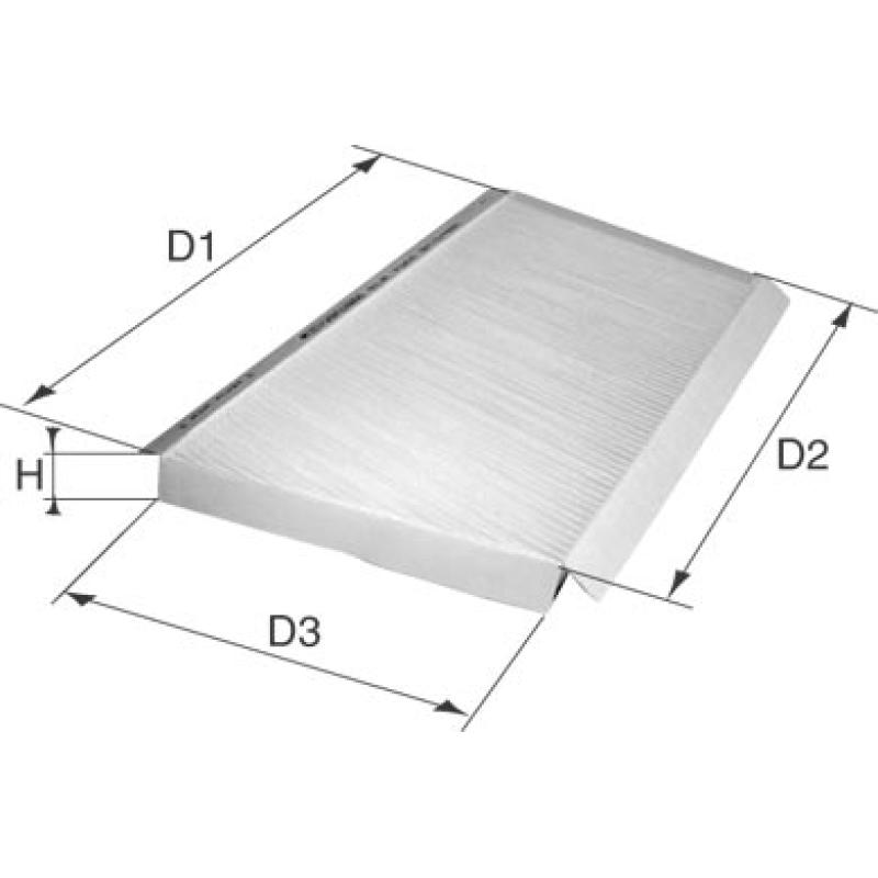 Filtre, air de l'habitacle DAVID VASCO X146 - Visuel 1