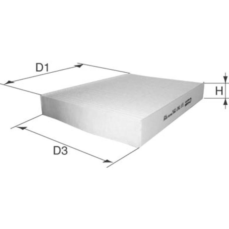 Filtre, air de l'habitacle DAVID VASCO X164 - Visuel 1