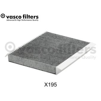 Filtre, air de l'habitacle DAVID VASCO X195 pour HONDA CIVIC 1.4 - 100cv