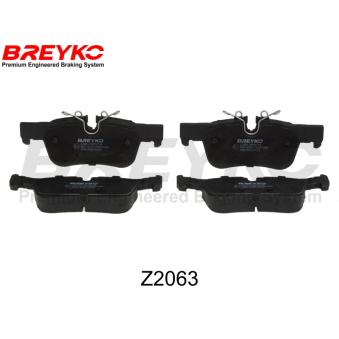 Jeu de 4 plaquettes de frein avant DAVID VASCO [Z2063]