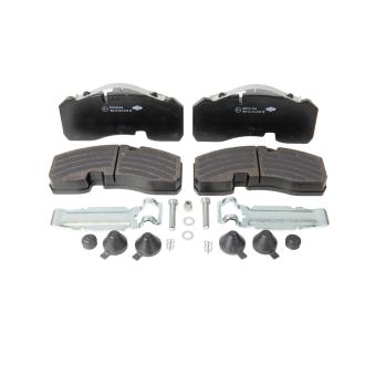 Jeu de 4 plaquettes de frein KNORR-BREMSE OEM 0980107240 Jeu de 4 plaquettes de frein KNORR-BREMSE OEM 0980107240