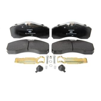 Jeu de 4 plaquettes de frein KNORR-BREMSE OEM A0034203520
