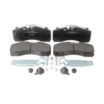 Jeu de 4 plaquettes de frein KNORR-BREMSE [K115441K50]