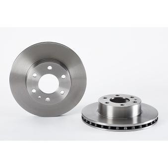 Jeu de 2 disques de frein arrière KNORR-BREMSE [K206947N50]