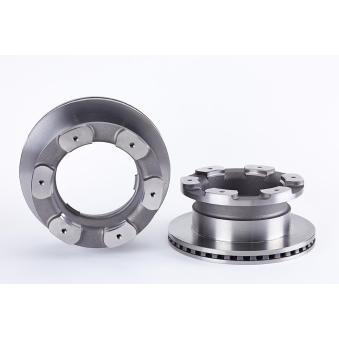 Jeu de 2 disques de frein avant KNORR-BREMSE [K206951N50]