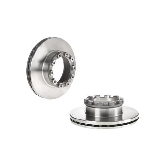 Jeu de 2 disques de frein arrière KNORR-BREMSE [K211831N50]