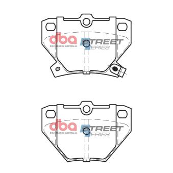 Jeu de 4 plaquettes de frein avant DBA Australia [DB1429SS]