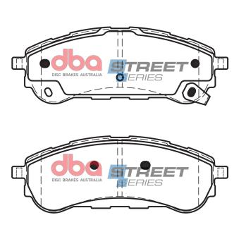 Jeu de 4 plaquettes de frein avant DBA Australia [DB15016SS]