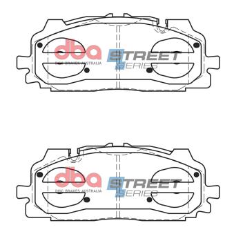 Kit de plaquettes de freins de haute performance DBA Australia [DB15030XP]