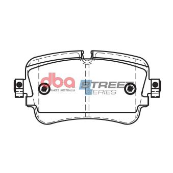 Kit de plaquettes de freins de haute performance DBA Australia [DB15031XP]