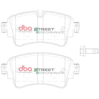 Kit de plaquettes de freins de haute performance DBA Australia [DB15032XP]