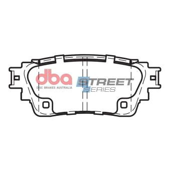 Jeu de 4 plaquettes de frein avant DBA Australia [DB15049SS]