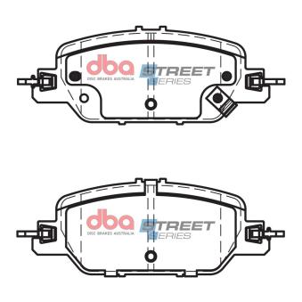 Jeu de 4 plaquettes de frein avant DBA Australia [DB15054SS]