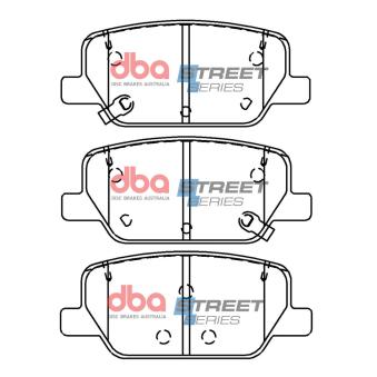 Jeu de 4 plaquettes de frein avant DBA Australia [DB15090SS]
