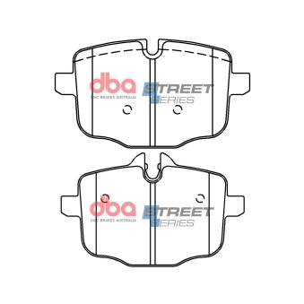Kit de plaquettes de freins de haute performance DBA Australia [DB15109XP]