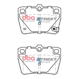 Jeu de 4 plaquettes de frein avant DBA Australia [DB1680SS]