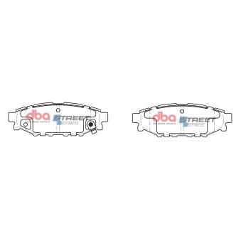 Jeu de 4 plaquettes de frein avant DBA Australia [DB1803SS]