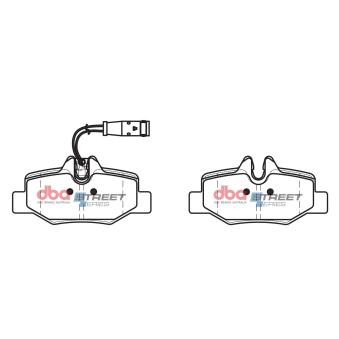 Jeu de 4 plaquettes de frein avant DBA Australia [DB1966SS]