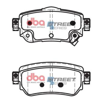 Jeu de 4 plaquettes de frein avant DBA Australia [DB2357SS]