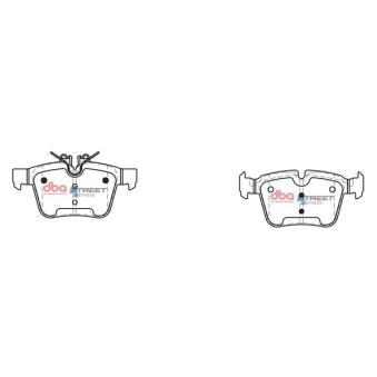 Jeu de 4 plaquettes de frein avant DBA Australia [DB2404SS]